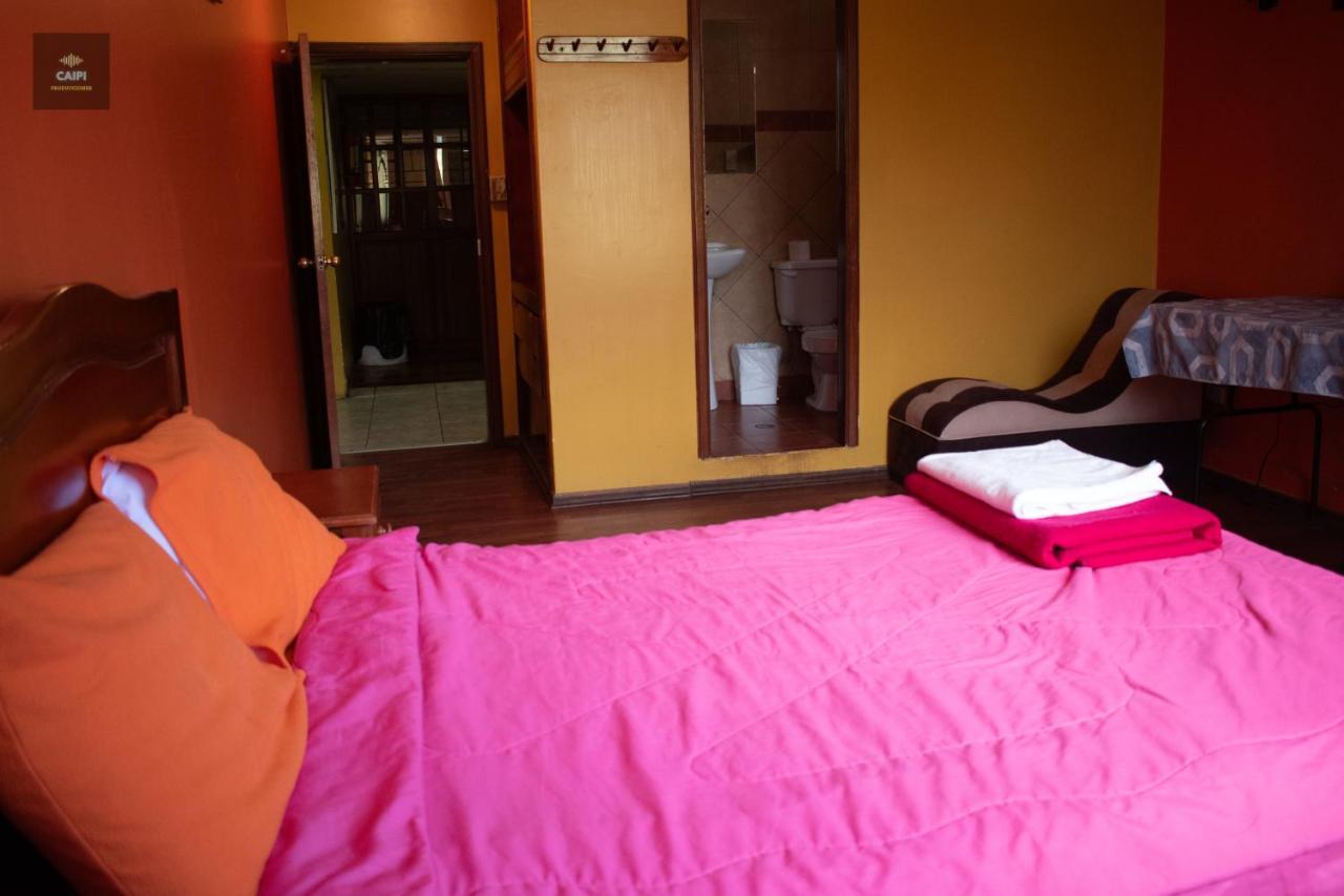 Hotel El Refugio Guaranda Bagian luar foto