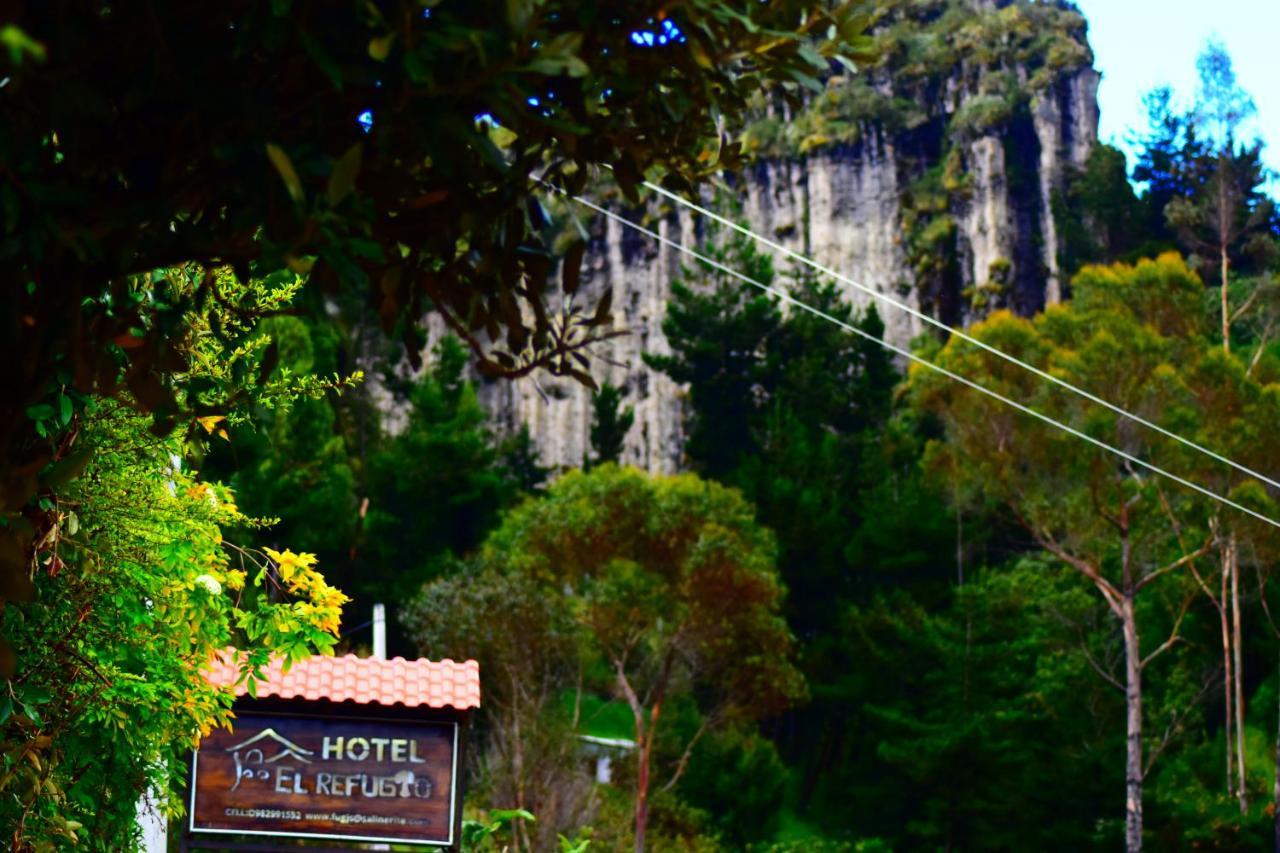 Hotel El Refugio Guaranda Bagian luar foto